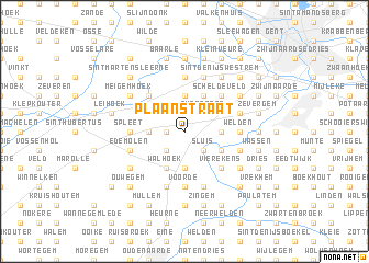 map of Plaanstraat