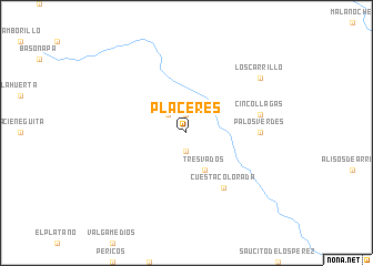 map of Placeres