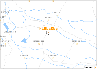 map of Placeres