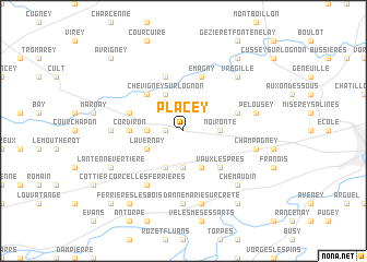 map of Placey
