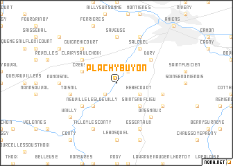 map of Plachy-Buyon