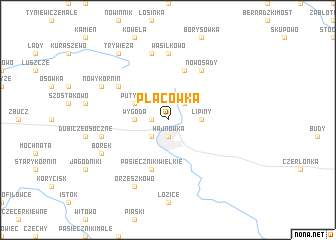 map of Placówka