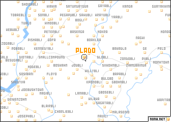 map of Plado