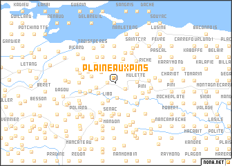 map of Plaine aux Pins