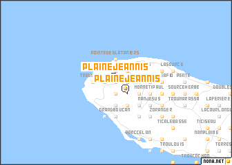 map of Plaine Jeannis