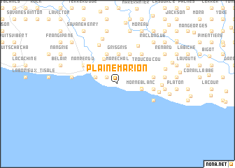 map of Plaine Marion