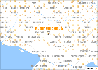 map of Plaine Michaud