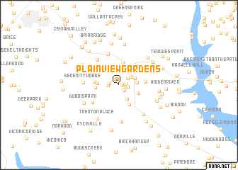 map of Plainview Gardens