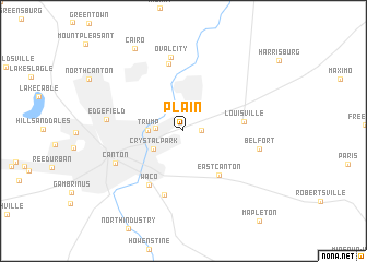 map of Plain