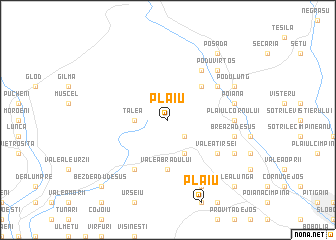 map of Plaiu