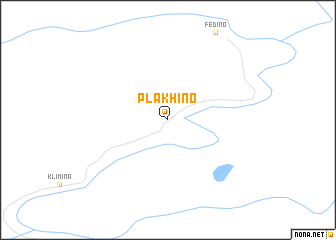 map of Plakhino