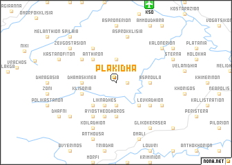 map of Plakídha
