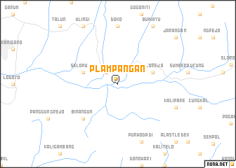 map of Plampangan
