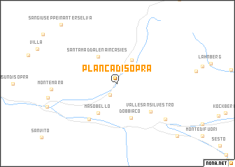 map of Planca di Sopra