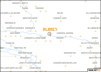 map of Plancy