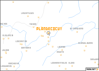 map of Plan de Cocuy