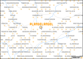 map of Plan del Ángel