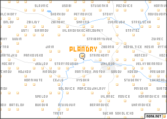 map of Plandry