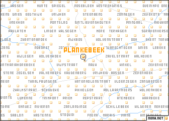 map of Plankebeek