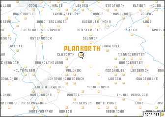 map of Plankorth