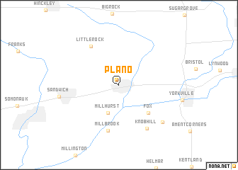 map of Plano