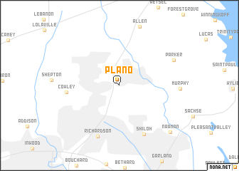 map of Plano
