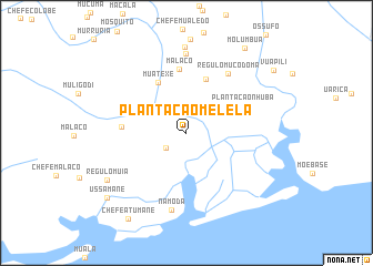 map of Plantacão Melela