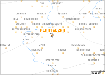 map of Planteczka