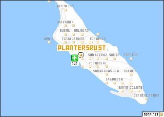 map of Plantersrust