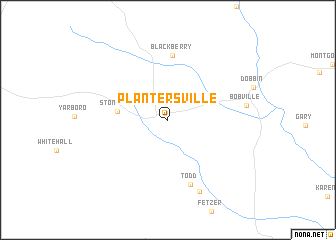map of Plantersville