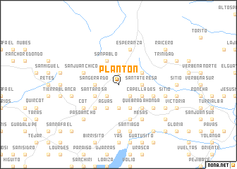 map of Plantón