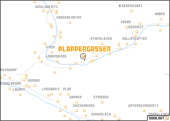 map of Plappergassen