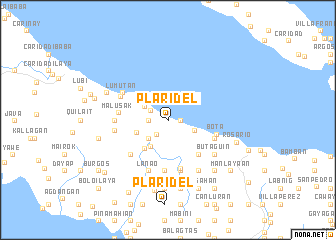 map of Plaridel