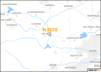 map of Plastic