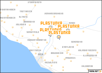 map of Plastunka