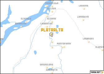 map of Plata Alta