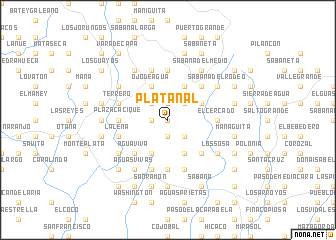 map of Platanal