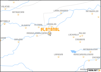 map of Platanal