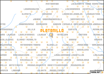 map of Platanillo