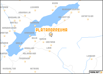 map of Platanórrevma