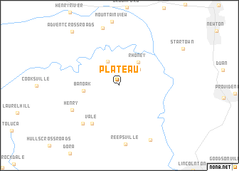 map of Plateau