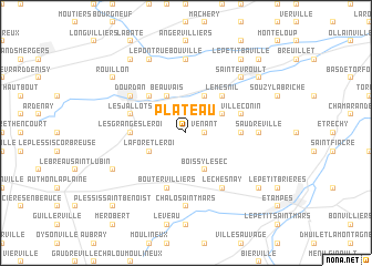 map of Plateau