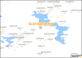 map of Platishchenka