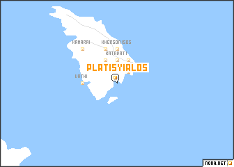 map of Platís Yialós