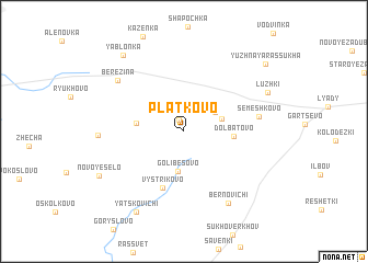 map of Platkovo