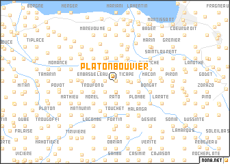 map of Platon Bouvier