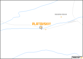 map of Platovskiy