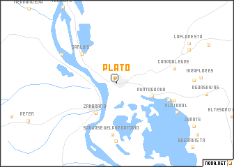 map of Plato