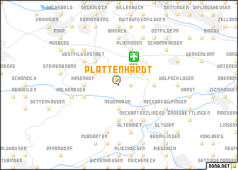 map of Plattenhardt