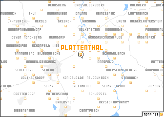 map of Plattenthal